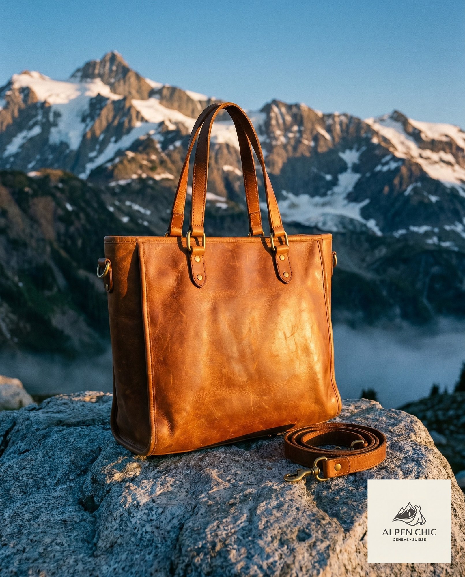 Vor der Kulisse — die Tote am Bergsee, Abendlicht auf dem Leder.